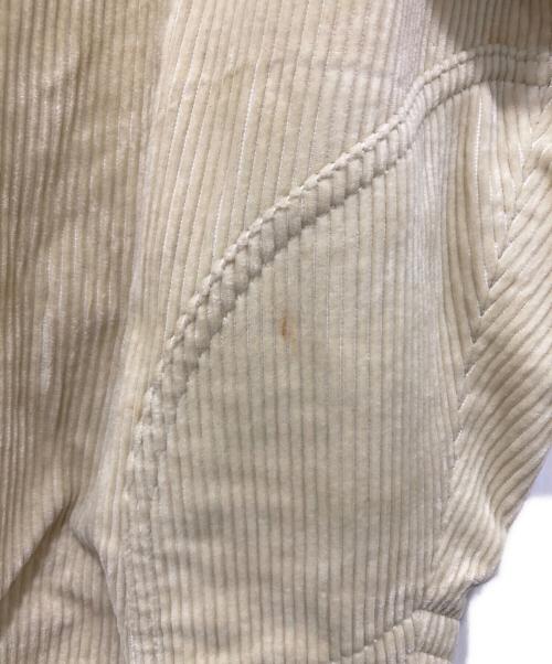 BLACK SIGN（ブラックサイン）BLACK SIGN (ブラックサイン) コーデュロイジョッパーズパンツ アイボリー サイズ:30の古着・服飾アイテム