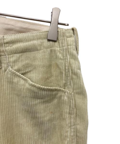 BLACK SIGN（ブラックサイン）BLACK SIGN (ブラックサイン) コーデュロイジョッパーズパンツ アイボリー サイズ:30の古着・服飾アイテム