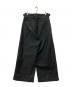 BLACK SIGN (ブラックサイン) Moleskin Wide Gurkha Pants ブラック サイズ:32：15000円