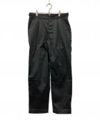 BLACK SIGNブラックサイン）の古着「タックパンツ」｜ブラック