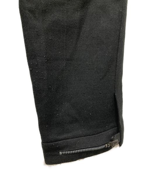 NEIL BARRETT（ニールバレット）NEIL BARRETT (ニールバレット) 裾ジップデザインスラックス ブラック サイズ:48の古着・服飾アイテム