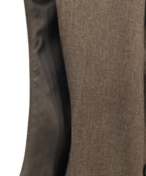 Spick and Span（スピック＆スパン）Spick and Span (スピックアンドスパン) Spick and Span メランジダブルブレストジレ ブラウン サイズ:38の古着・服飾アイテム