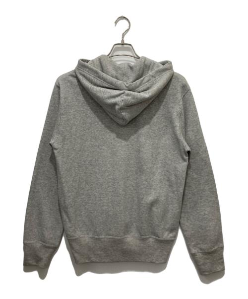 PLAY COMME des GARCONS（プレイコムデギャルソン）PLAY COMME des GARCONS (プレイコムデギャルソン) Zip-Up Hoodie With Red Emblem グレー サイズ:Sの古着・服飾アイテム
