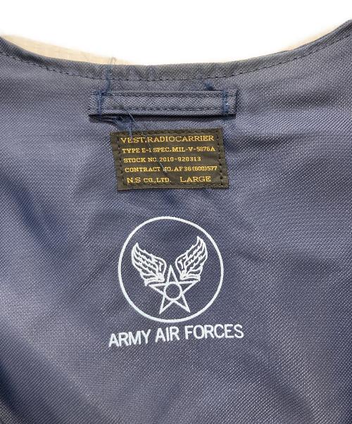 US AIR FORCE（ユーエスエアフォース）US AIR FORCE (ユーエスエアフォース) RADIO CARRIER / ラジオキャリア / ラジオポーチ / ベスト ネイビー サイズ:Lの古着・服飾アイテム