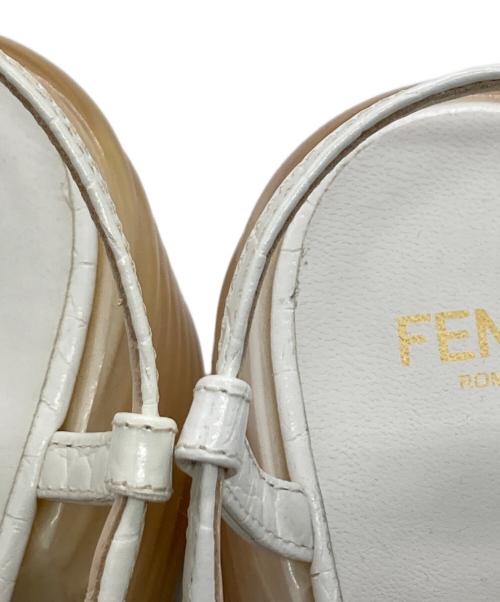 FENDI（フェンディ）FENDI (フェンディ) decolette Aperta vitello ホワイト サイズ:38の古着・服飾アイテム