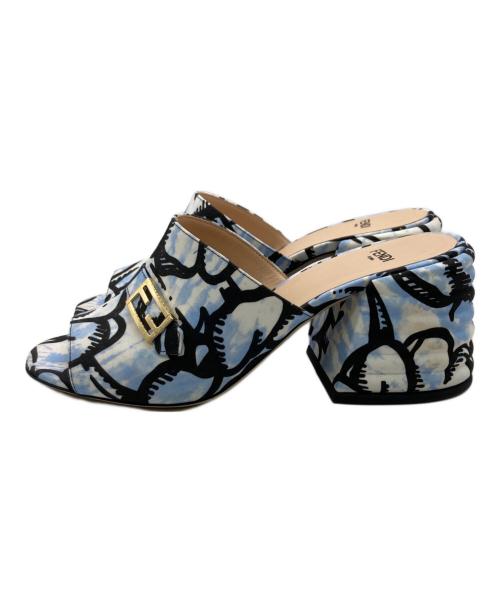 FENDI（フェンディ）FENDI (フェンディ) Joshua Vides (ジョシュアヴィーダス) サンダル ブルー サイズ:38の古着・服飾アイテム