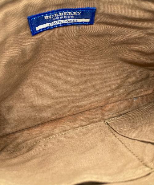 BURBERRY BLUE LABEL（バーバリーロンドンブルーレーベル）BURBERRY BLUE LABEL (バーバリーロンドンブルーレーベル) ショルダーバッグ ベージュの古着・服飾アイテム
