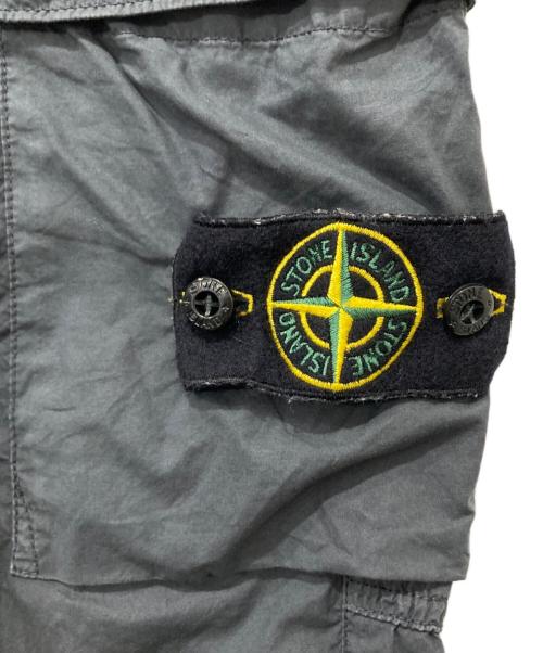 STONE ISLAND（ストーンアイランド）STONE ISLAND (ストーンアイランド) STRETCH COTTON TELA PARACADUTE GARMENT DYED グレー サイズ:W32の古着・服飾アイテム