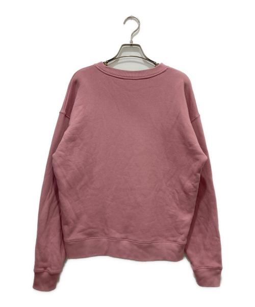maison kitsune（メゾンキツネ）maison kitsune (メゾンキツネ) スウェット ピンク サイズ:Sの古着・服飾アイテム