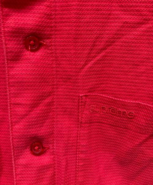 SUPREME（シュプリーム）SUPREME (シュプリーム) Pinhole S/S Shirt 19SS レッド サイズ:Sの古着・服飾アイテム