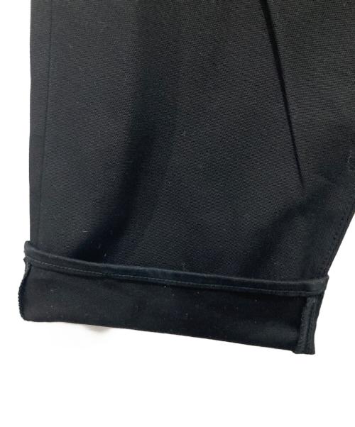 SCYEBASICS（サイベーシックス）SCYEBASICS (サイベーシックス) Stretch Cotton Duck Wide Leg Jeans ブラック サイズ:29の古着・服飾アイテム