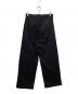 SCYEBASICS (サイベーシックス) Stretch Cotton Duck Wide Leg Jeans ブラック サイズ:29：13000円