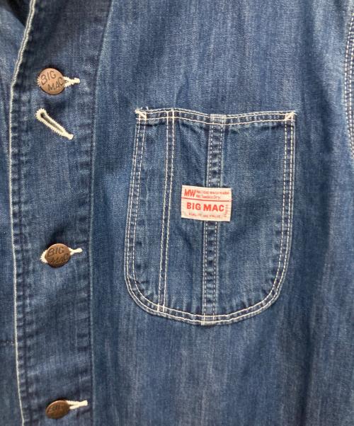 big mac（ビッグマック）big mac (ビッグマック) カバーオール インディゴ サイズ:Mの古着・服飾アイテム