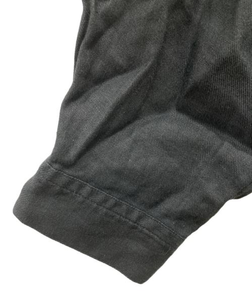 STEVEN ALAN（スティーブンアラン）STEVEN ALAN (スティーブンアラン) LINEN ZIP BALON BLOUSON ブラック サイズ:XLの古着・服飾アイテム