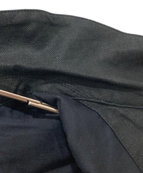 STEVEN ALAN（スティーブンアラン）STEVEN ALAN (スティーブンアラン) LINEN ZIP BALON BLOUSON ブラック サイズ:XLの古着・服飾アイテム