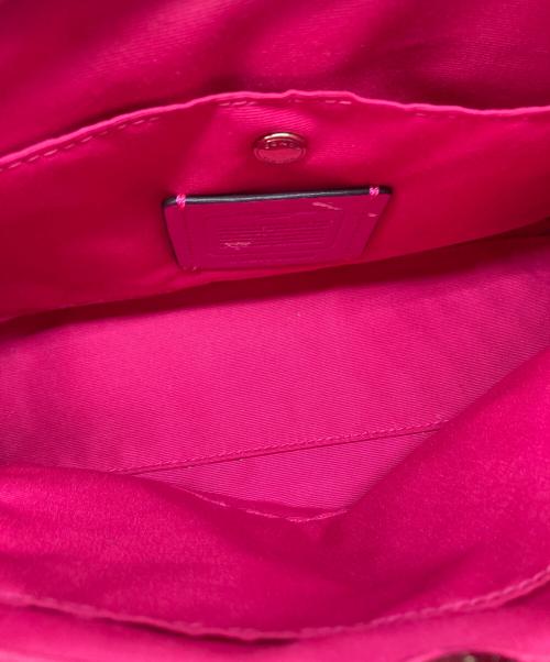 COACH（コーチ）COACH (コーチ) 2WAYバッグ ブラウン×ピンクの古着・服飾アイテム