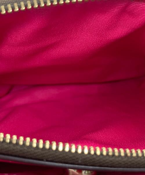 COACH（コーチ）COACH (コーチ) 2WAYバッグ ブラウン×ピンクの古着・服飾アイテム