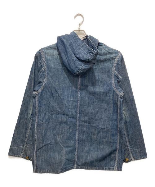 CarHartt（カーハート）CarHartt (カーハート) フーデッドデニムカバーオール インディゴ サイズ:Lの古着・服飾アイテム