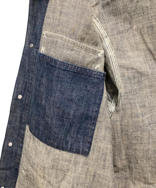 CarHartt（カーハート）CarHartt (カーハート) フーデッドデニムカバーオール インディゴ サイズ:Lの古着・服飾アイテム