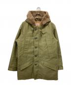 HOUSTONヒューストン）の古着「B-9 flight coat」｜カーキ