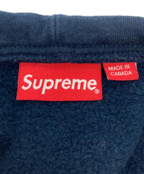 SUPREME（シュプリーム）SUPREME (シュプリーム) World Famous Zip Up Hooded Sweatshirt ネイビー サイズ:Lの古着・服飾アイテム
