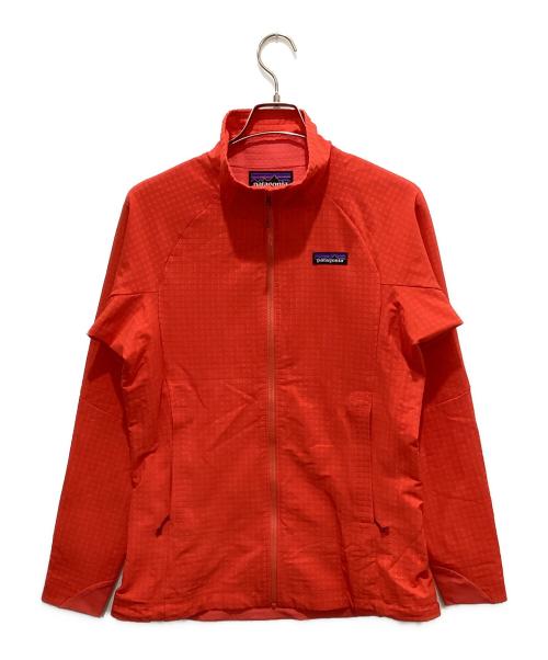 Patagonia（パタゴニア）Patagonia (パタゴニア) R1 TechFace Jacket レッド サイズ:Mの古着・服飾アイテム