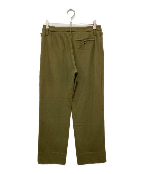 DIRK BIKKEMBERGS（ダークビッケンバーグ）DIRK BIKKEMBERGS (ダークビッケンバーグ) ウールパンツ カーキ サイズ:Mの古着・服飾アイテム