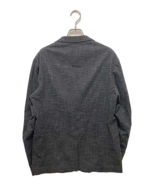 TOMORROW LAND（トゥモローランド）TOMORROW LAND (トゥモローランド) ウールシルクナイロン シングルブレステッド 2Bジャケット グレー サイズ:44の古着・服飾アイテム