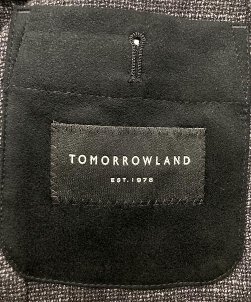 TOMORROW LAND（トゥモローランド）TOMORROW LAND (トゥモローランド) ウールシルクナイロン シングルブレステッド 2Bジャケット グレー サイズ:44の古着・服飾アイテム