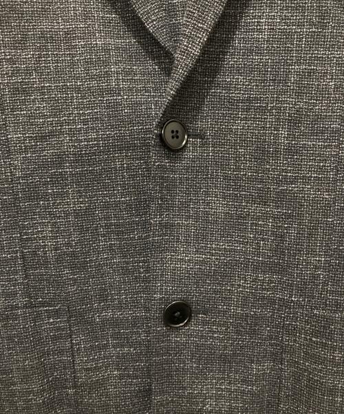 TOMORROW LAND（トゥモローランド）TOMORROW LAND (トゥモローランド) ウールシルクナイロン シングルブレステッド 2Bジャケット グレー サイズ:44の古着・服飾アイテム