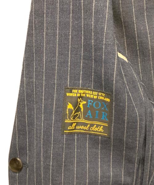 TOMORROW LAND PILGRIM（トゥモローランド ピルグリム）TOMORROW LAND PILGRIM (トゥモローランド ピルグリム) ウール カラーレス1Bジャケット Fox Air ネイビー サイズ:50の古着・服飾アイテム