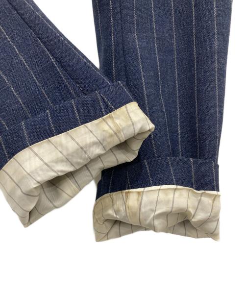 TOMORROW LAND PILGRIM（トゥモローランド ピルグリム）TOMORROW LAND PILGRIM (トゥモローランド ピルグリム) ウール カラーレス1Bジャケット Fox Air ネイビー サイズ:50の古着・服飾アイテム