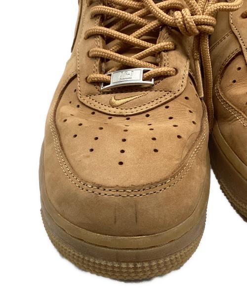 NIKE（ナイキ）NIKE (ナイキ) SUPREME (シュプリーム) AIR FORCE 1 '07  Flax/Wheat/シュプリーム × ナイキ エアフォース 1 ロー 