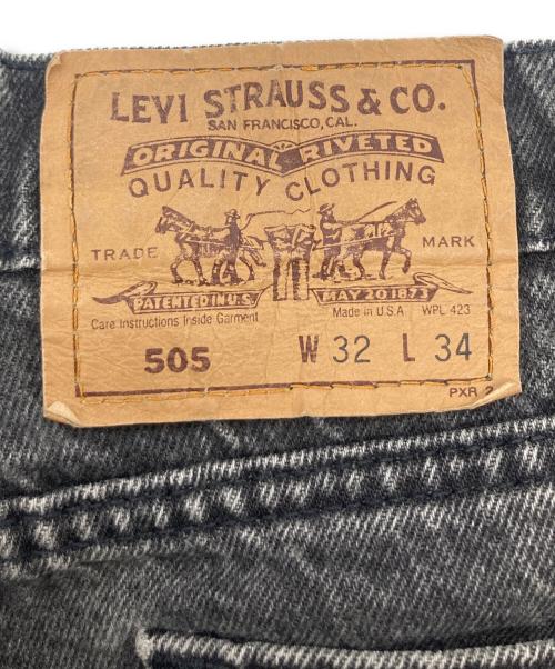 LEVI'S（リーバイス）LEVI'S (リーバイス) ブラックデニムパンツ ブラック サイズ:32の古着・服飾アイテム