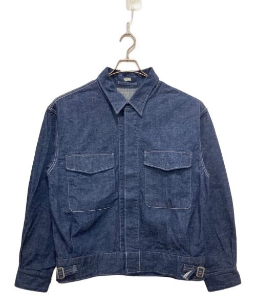 A.PRESSE（アプレッセ）A.PRESSE (アプレッセ) Royal Canadian Navy Denim Work Jacket インディゴ サイズ:3の古着・服飾アイテム