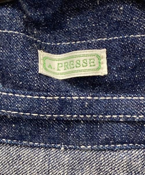A.PRESSE（アプレッセ）A.PRESSE (アプレッセ) Royal Canadian Navy Denim Work Jacket インディゴ サイズ:3の古着・服飾アイテム