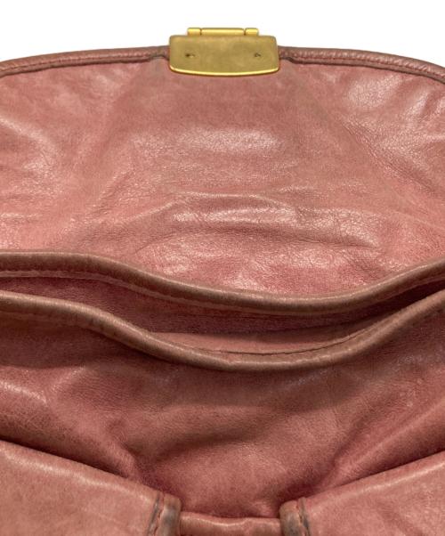 MIU MIU（ミュウミュウ）MIU MIU (ミュウミュウ) 2WAYハンドバッグ ピンクの古着・服飾アイテム