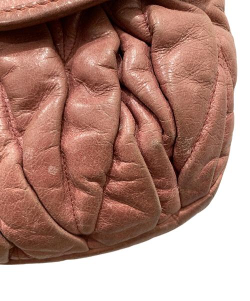 MIU MIU（ミュウミュウ）MIU MIU (ミュウミュウ) 2WAYハンドバッグ ピンクの古着・服飾アイテム