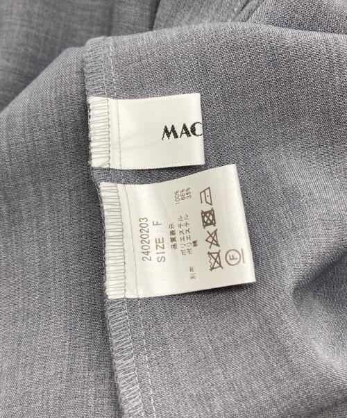 machatt（マチャット）machatt (マチャット) ダブルクロスバイカラードレス グレー サイズ:Fの古着・服飾アイテム