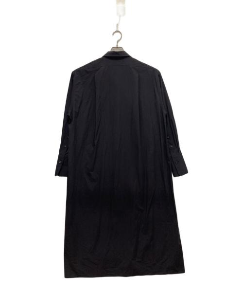 LOHEN（ローヘン）LOHEN (ローヘン) ステンカラーロングシャツワンピース ネイビー サイズ:FREEの古着・服飾アイテム