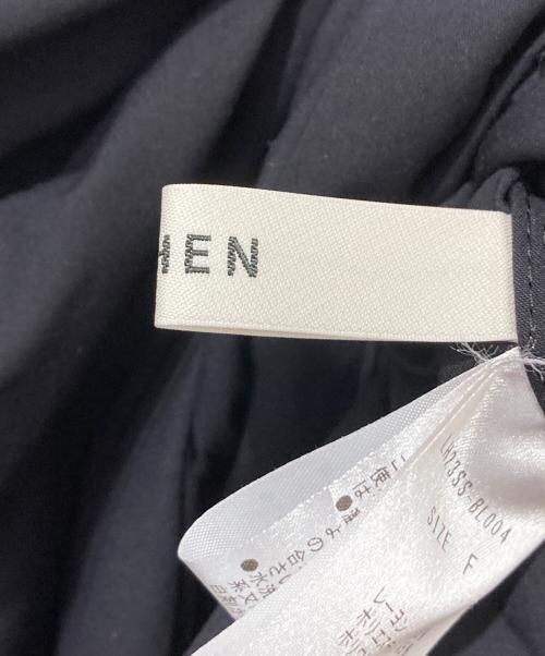 LOHEN（ローヘン）LOHEN (ローヘン) ステンカラーロングシャツワンピース ネイビー サイズ:FREEの古着・服飾アイテム