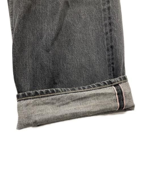 superNova.（スーパーノヴァ）superNova. (スーパーノヴァ) Selvedge wide jeans ブラック サイズ:Mの古着・服飾アイテム