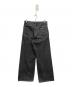 superNova. (スーパーノヴァ) Selvedge wide jeans ブラック サイズ:M：10000円