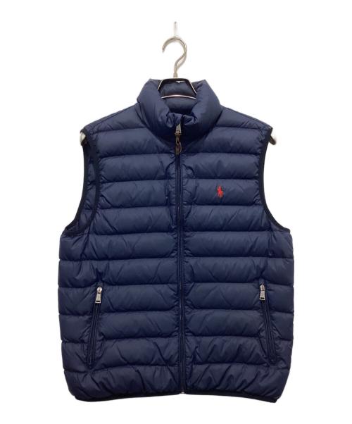 POLO RALPH LAUREN（ポロ・ラルフローレン）POLO RALPH LAUREN (ポロ・ラルフローレン) ダウンベスト ネイビー サイズ:Mの古着・服飾アイテム