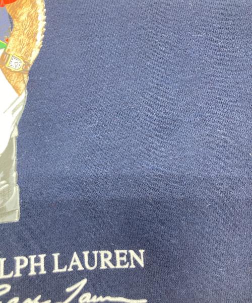 POLO RALPH LAUREN（ポロ・ラルフローレン）POLO RALPH LAUREN (ポロ・ラルフローレン) ポロベアー切替え パーカー ネイビー サイズ:Sの古着・服飾アイテム