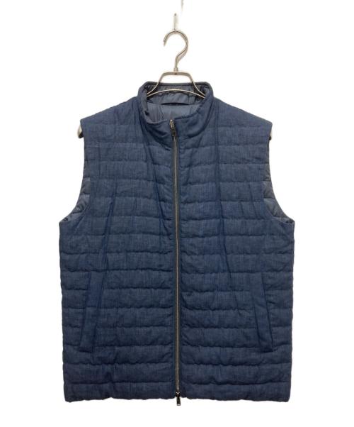 HERNO（ヘルノ）HERNO (ヘルノ) リバーシブルダウンベスト ネイビー サイズ:50の古着・服飾アイテム