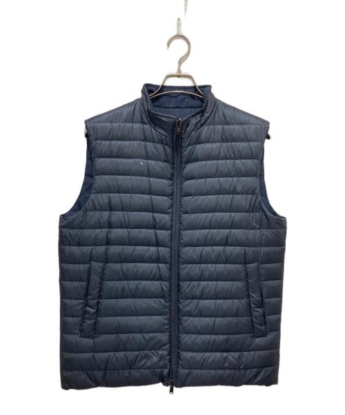 HERNO（ヘルノ）HERNO (ヘルノ) リバーシブルダウンベスト ネイビー サイズ:50の古着・服飾アイテム