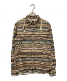 NUMBER (N)INE（ナンバーナイン）の古着「オルテガ刺繍シャツ」｜ベージュ