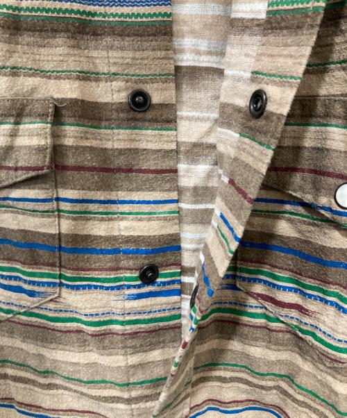 NUMBER (N)INE（ナンバーナイン）NUMBER (N)INE (ナンバーナイン) オルテガ刺繍シャツ ベージュ サイズ:2の古着・服飾アイテム