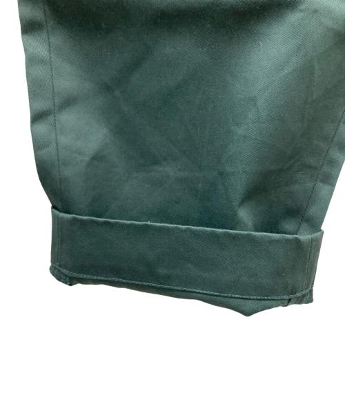 WTAPS（ダブルタップス）WTAPS (ダブルタップス) TUCK TROUSERS COTTON TWILL グリーン サイズ:01の古着・服飾アイテム